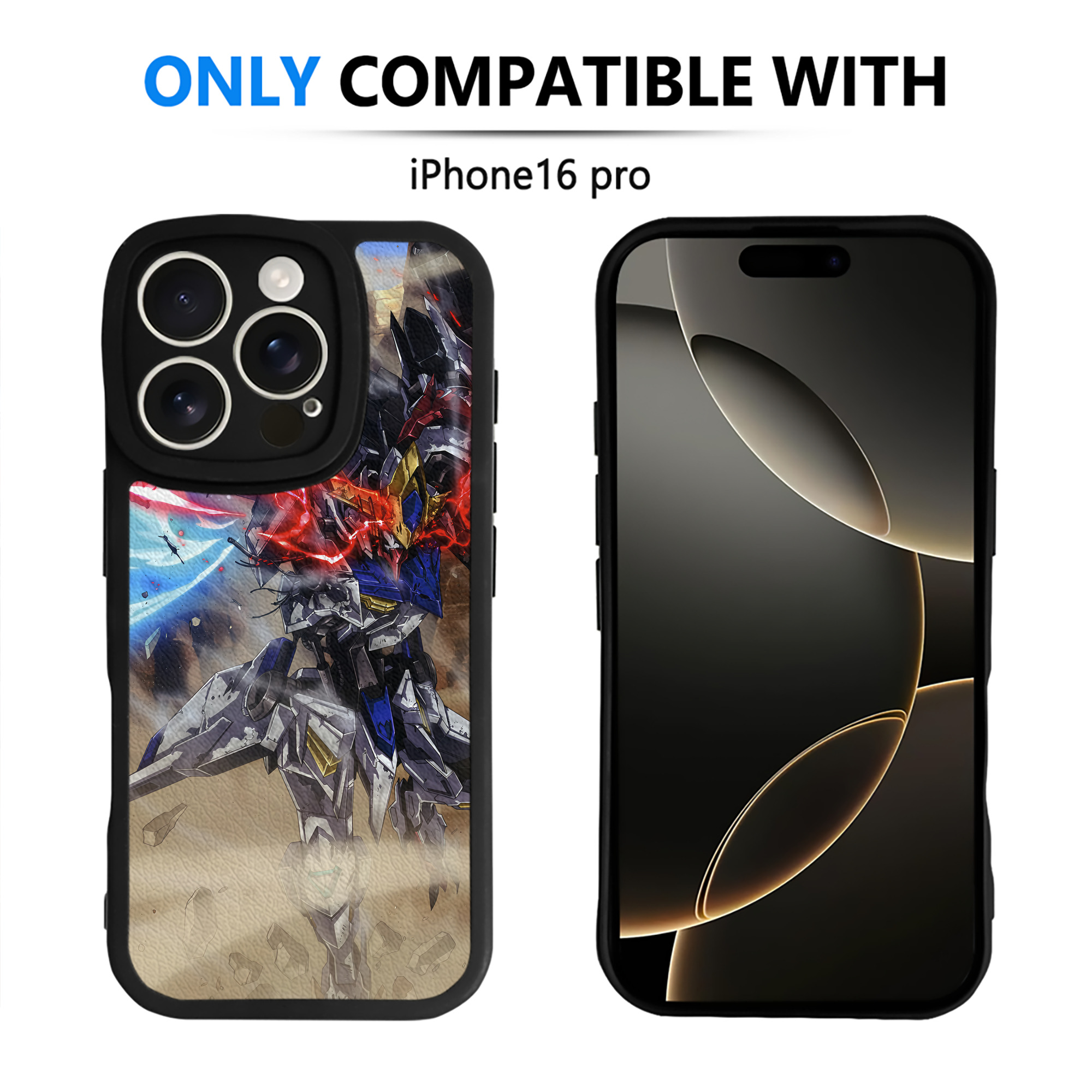 （画像用） 機動戦士ガンダム Mobile Suit Gundam 【iPhone 16シリーズ対応】シリコンスマホケース（レザー調） 材質：シリコン